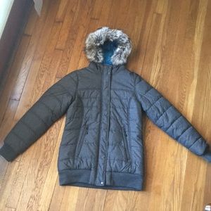 NWT Eddie Bauer Long Bomber Jacket